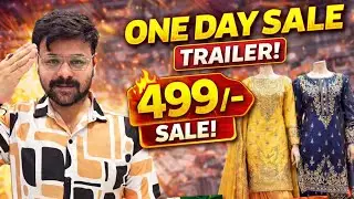ONE DAY SALE TRAILER 🔥 | Karachi Style Suits @499 | Kal Live 😍