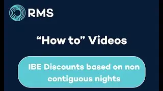 IBE discounts based on non contiguous nights in RMS Cloud