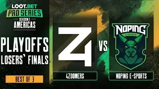 4 Zoomers vs NoPing Game 3 - Pro Series 7 AM: Losers' Finals w/ rkryptic & neph