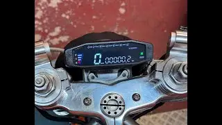 Ducati digital speedo KR200 Mini Universal dashboard