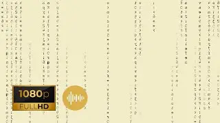 MATRIX CODE RAIN | Steampunk Typewriter Matrix With Relaxing Rain Sound | ASMR | #15