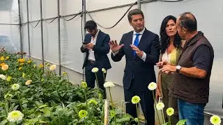 Montijo recebe André Ventura nas Estufas da Florineve