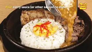 How to Cook your Cheese Curry Rice - Pepper Lunch