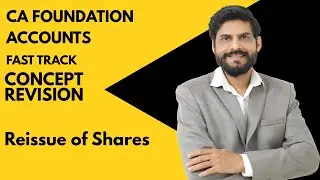 Reissue of Share #cafoundation #cafoundationaccountsrevision #cafoundationstudents #icai