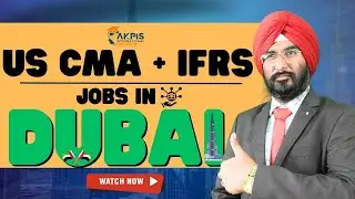 Dubai Job Opportunity I  US CMA Jobs in Dubai I IFRS Jobs In Dubai  #dubaijobs #accountingdubai #ca