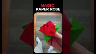 Bored..? Try this 😳 How to make Magic Paper Cube Rose? EASY Origami Tutorial