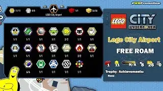 Lego City Undercover: Lego City Airport FREE ROAM (All Collectibles) - HTG