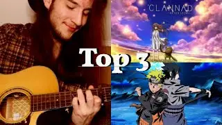 Top 3 BEAUTIFUL Anime Songs on Acoustic Guitar by Lillith