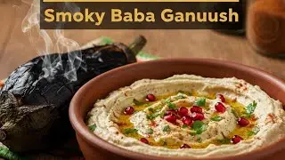 Smoky Baba Ganoush Recipe | Authentic Middle Eastern Dip with Roasted Eggplant 🍆 | Cook with Emii