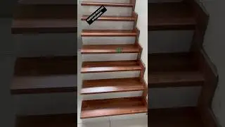 # stair case #wooden Tiles. 45&deg; Tiles installation #malayali skill work #before & after