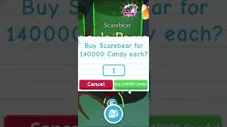 i bought scare bear in adopt me #adoptme #scarebear