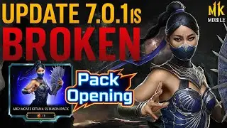 UPDATE 7.0.1 IS BROKEN & MK2 MOVIE KITANA PACK OPENING | MK MOBILE | ZIAWRAP-X