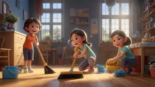 Clean Up Clean Up Song for Kids | Make Tidying Up Fun! Nursery rhymes & kids Music