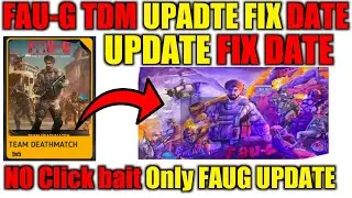 FAUG TDM UPDATE FIX RELEASE DATE | FAUG NEW UPDATE | Faug update fix date release | FAUG UPDATE NEWS