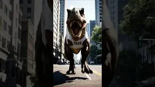 Did the Man Escape the Dinosaur&hellip; or Not? 😱#dancehall #shorts #animals