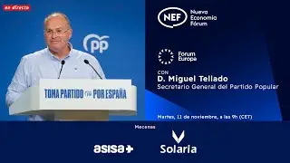 NEF Online con don Miguel Tellado, Secretario General del Partido Popular
