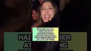 Хейли Бибер в ресторане Mr Wong в Сиднее, Австралия #JustinBieber #Haileybieber #Music
