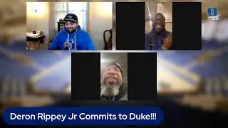 Deron Rippey Jr Makes His College Decision! | 5 Point Play Podcast