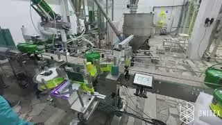 Onitex L100. Labeling a Conical Container with Handle-Orientation