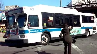 [MTA]: RARE | Knapp Street Bound 2003 Orion VII CNG [#7632] B4 Bus @ Voorhies Av & E. 16th Street