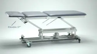 How does the Armedica Three Piece AM-BA Series 350 Treatment Table Work?