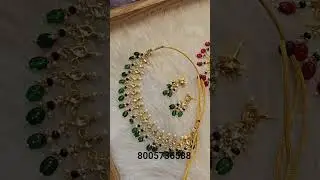 Pachi Kundan set #jewellery #fashion #trendingreelsvideo #rajwadi
