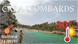 Cala Llombards - Santanyi - Beach - Strand - MALLORCA - SPAIN - ASMR - 2021 - WALK 4K