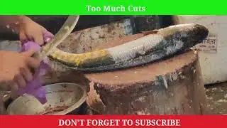 Amazing Snakehead Sola Fish Cutting Skills; Expert Fish Cutting In Bangladesh Market 23