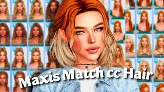 CABELOS NOVOS MAXIS MATCH | Cc Hair | Custom Content Haul - The Sims 4 | Link na descrição