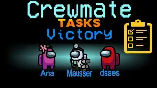 Among us - First ''TASK VICTORY'' Crewmate Gameplay - No commentary [1080p60FPS]
