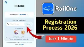 Railone App Registration Process 2026 | How to Create Railone Account 2026