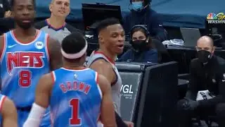 Double Technical on Russell Westbrook & Bruce Brown Jr. | Westbrook: You&rsquo;re so small