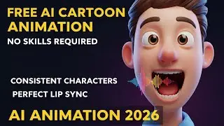 AI Cartoon Animation Tutorial 2026 (100% Free & Consistent Characters)