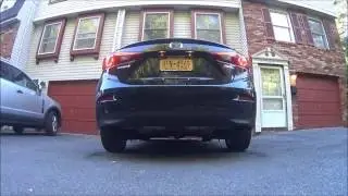 2015 Mazda3 2.5 Corksport vs Stock Axleback Exhaust Comparison