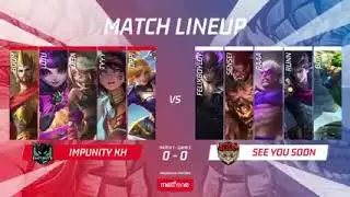 Impunity kh   vs   See you soon  Game 1 MPL Cambodia