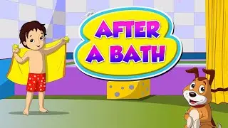 After a bath #rhymes #cartoon #tending #english #viral #kidssong #kids video #youtube video