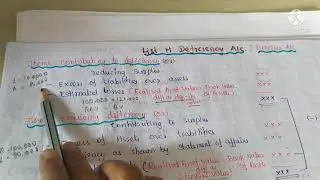 deficiency account or surplus accounts format/healthy education