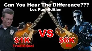 Les Paul Custom Shop 1959 Reissue Vs Les Paul Traditional. Can You Hear The Difference???