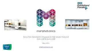 SID Displayweek 2021 Exhibitor Forum Presentation