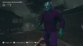 Friday the 13th: The Game- Buggzy vs Haies 09 Retro Jason Host