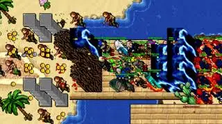 New Tibia War System | Levanton vs TR4V3L MOD3 | Torneo