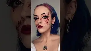 Spooky Glam Makeup Tutorial🩸#makeupartist #makeuptransformation #mua #halloween