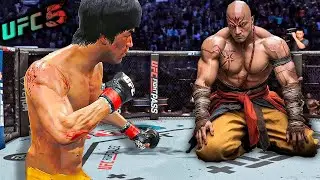 Bruce Lee vs. Cruel Butcher Monk (EA sports UFC 5)