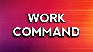 Work Command Using Bot Designer