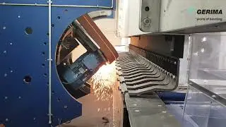 Boost Your Productivity with the GERIMA LGA Ultra-High-Speed Beveling Machine | Steel Components