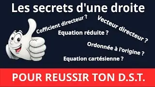 Les secrets d'une droite | Réussir ton devoir sur table