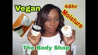 The Body Shop Moringa and  Almond Milk Body Yogurt Vegan Cream Review