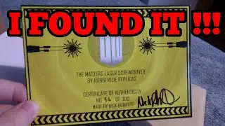 I Found It (Certificate Of Authenticity For The Master's Laser Screwdriver)