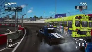 Wreckfest Bullet Figure 8 Against All Buses