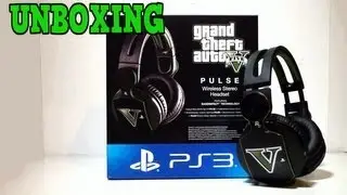 UNBOXING GTA V Pulse Wireless Headset PS3 Exclusive
